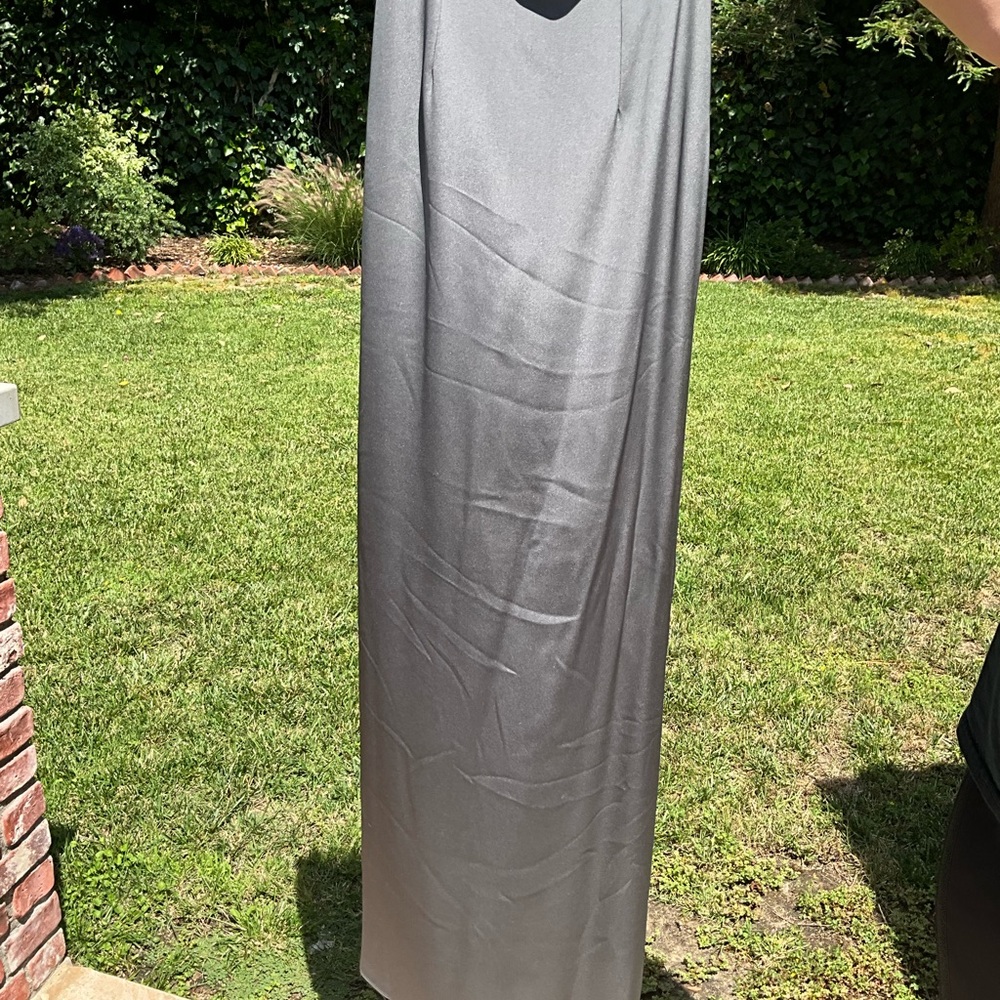 Juan Carlos Obando Maxi Column Skirt, 100% Silk, NWT, Size 8